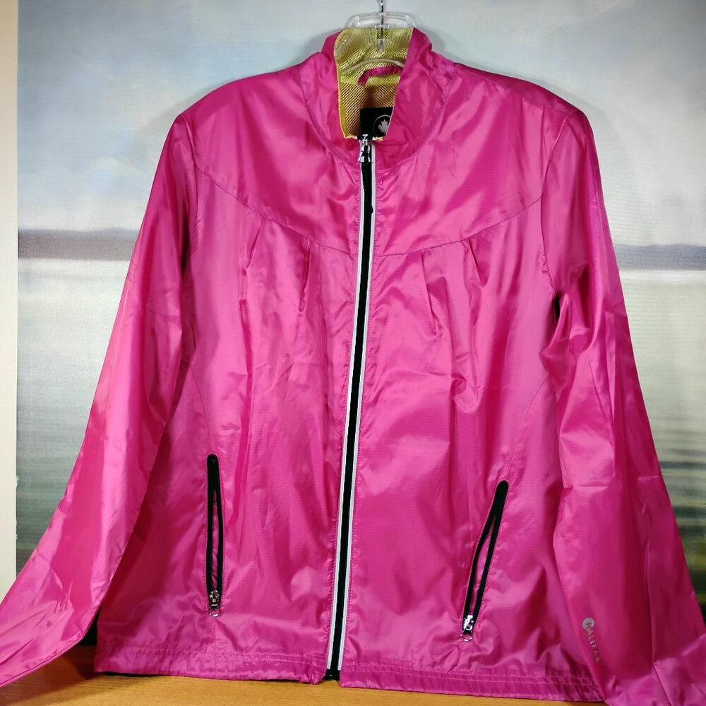 Halifax Traders Zip Up Windbreaker Size L EUC